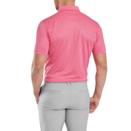 Polo en fil d'Ecosse impression florale