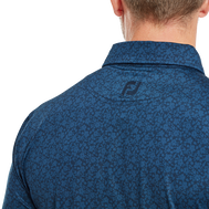 Polo en fil d'Ecosse impression florale