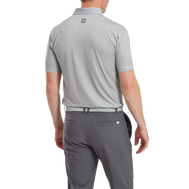 Polo en fil d'Ecosse imprimé Octogones