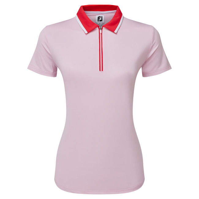 Polo uni en fil d'Ecosse