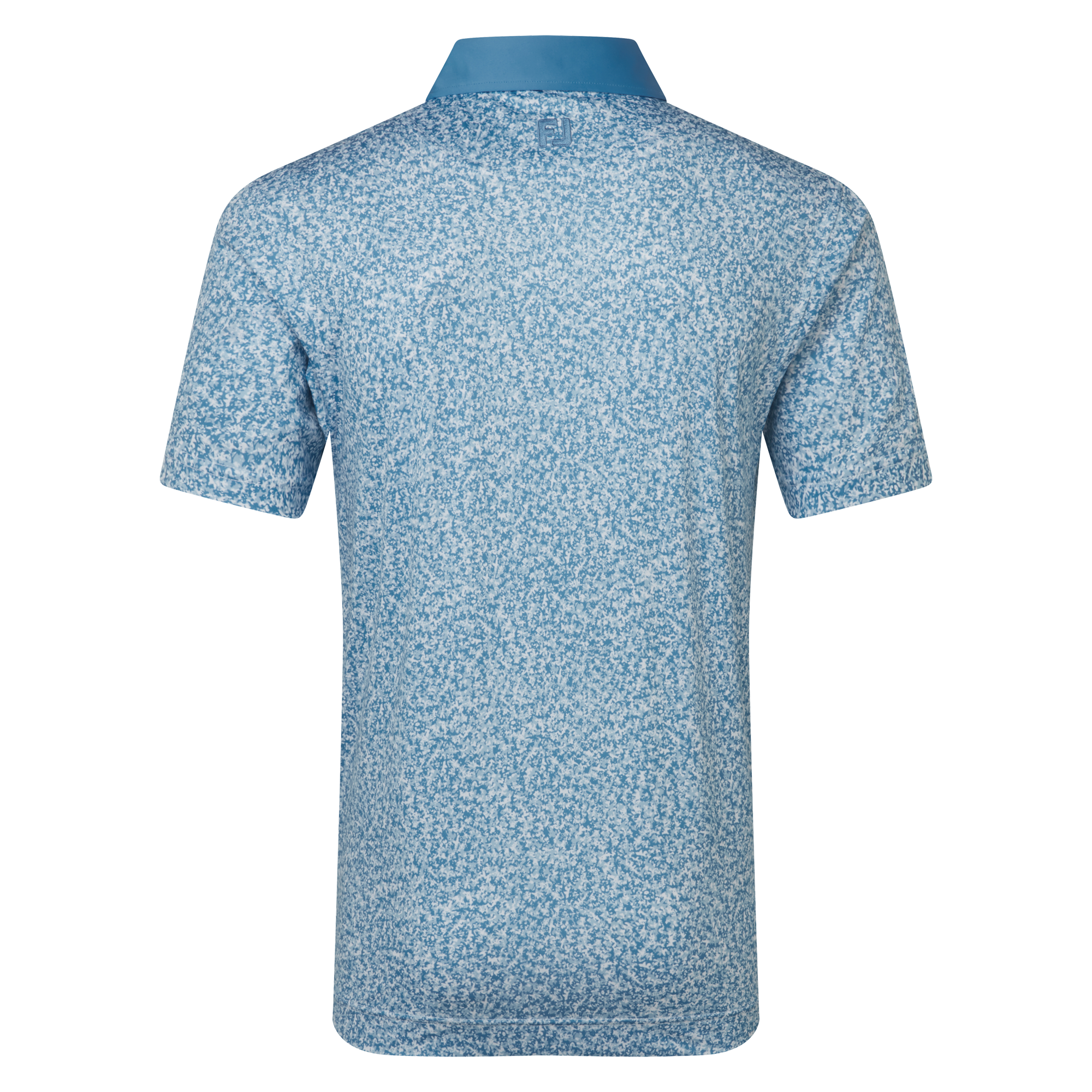 Polo en fil d'Ecosse imprim&eacute; camouflage &eacute;pur&eacute;