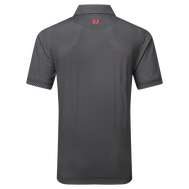 Polo en fil d'Ecosse imprimé grillage