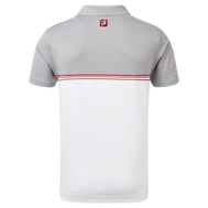 Polo fil d'Ecosse avec blocs de couleurs