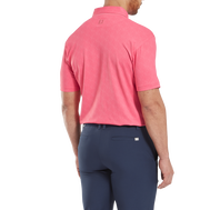 Polo en fil d'Ecosse impression mouchetée