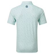 Polo piqué avec texture Tweed