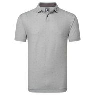 Polo piqué avec texture Tweed