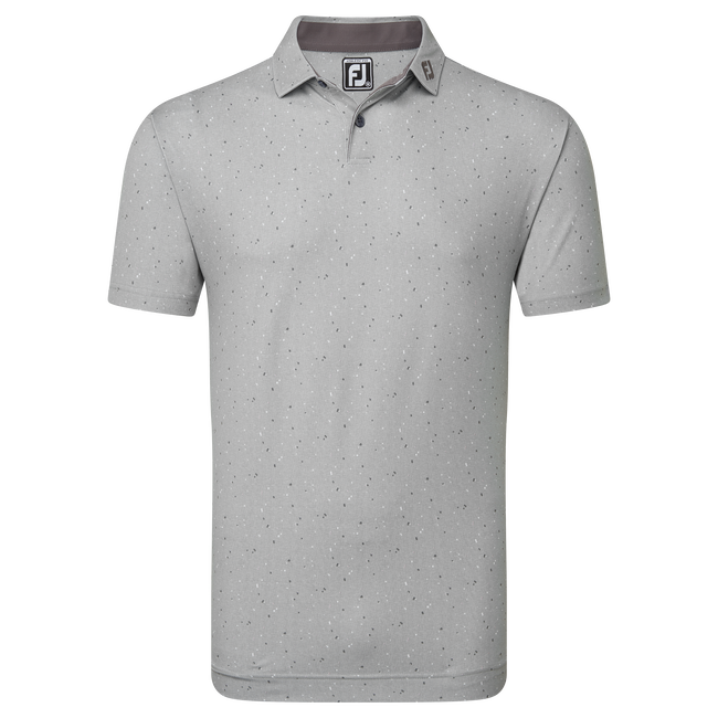 Polo piqué avec texture Tweed