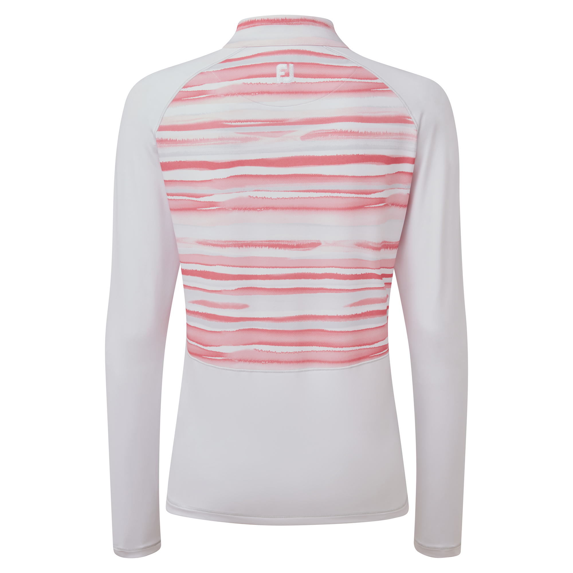 Pullover 1/2-Zip en jersey aquarelle