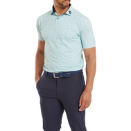 Polo piqué avec texture Tweed