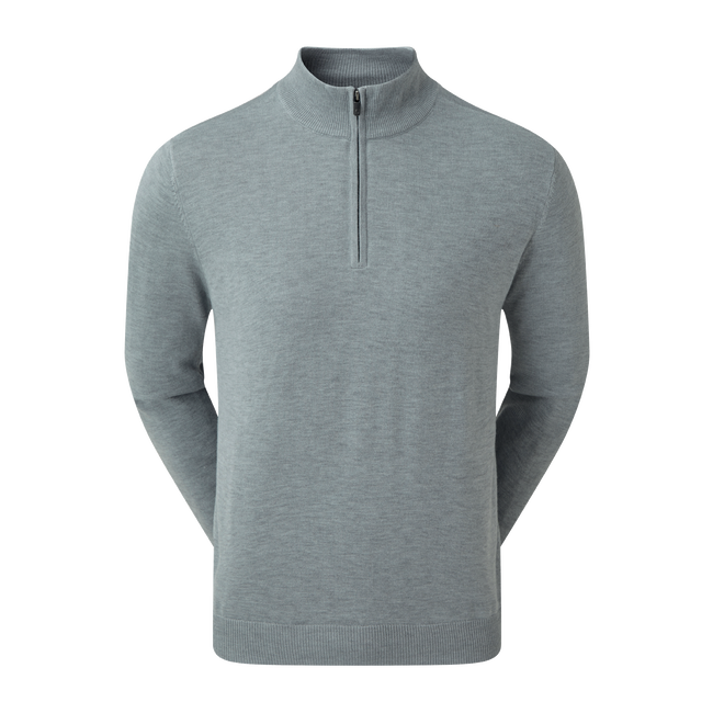 Pullover en laine 1/2 Zip