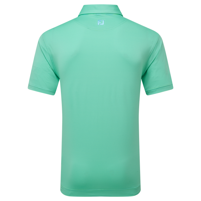 Polo en fil d'Ecosse à micro rayures