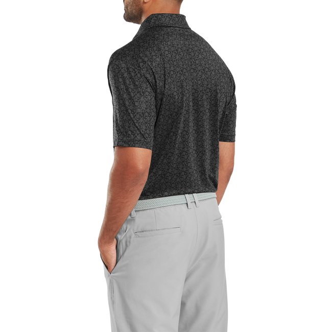 Polo en fil d'Ecosse impression florale