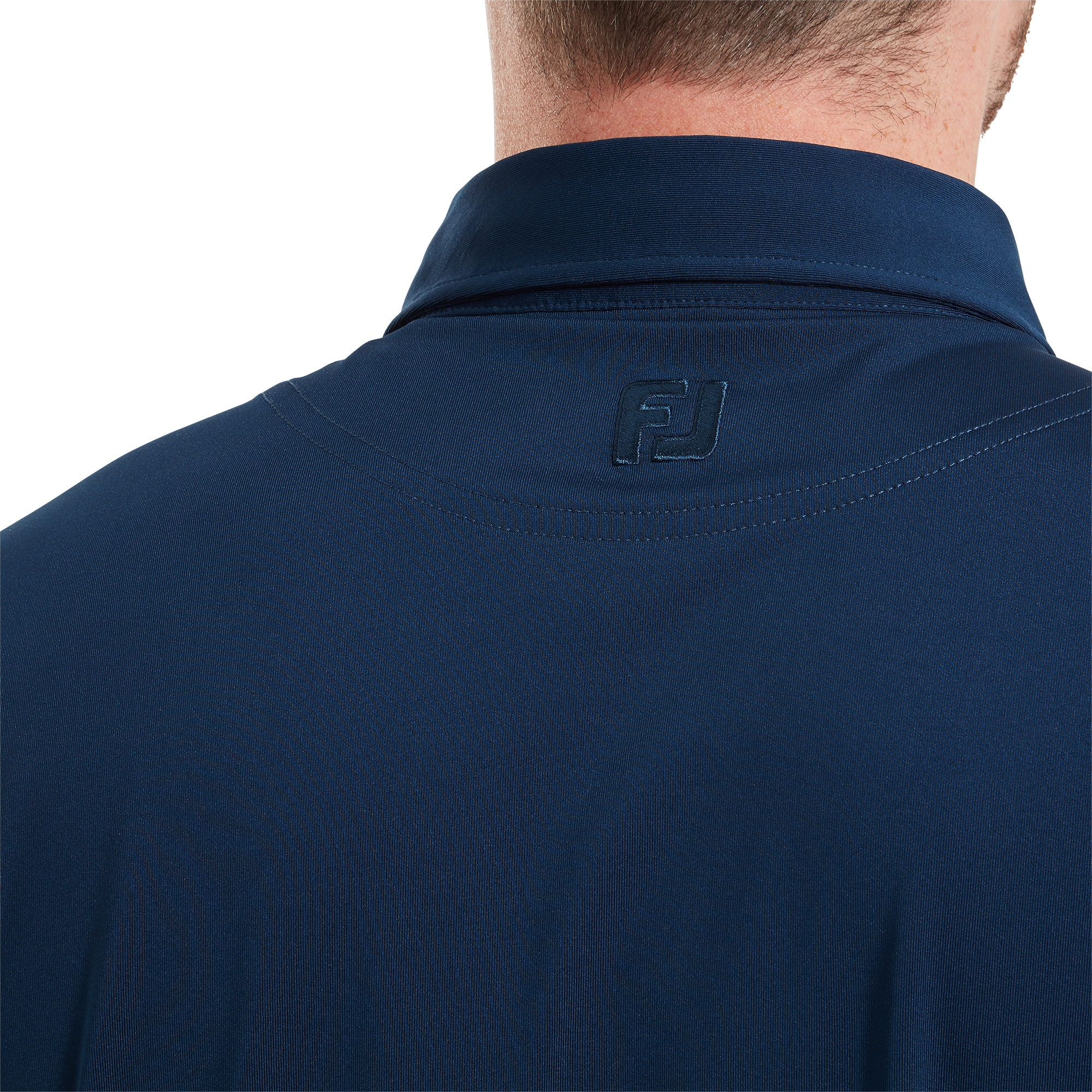 Polo en fil d'Ecosse uni