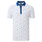 Blanc / Bleu foncé