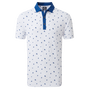 Polo imprim&eacute; Fleurs &eacute;parses