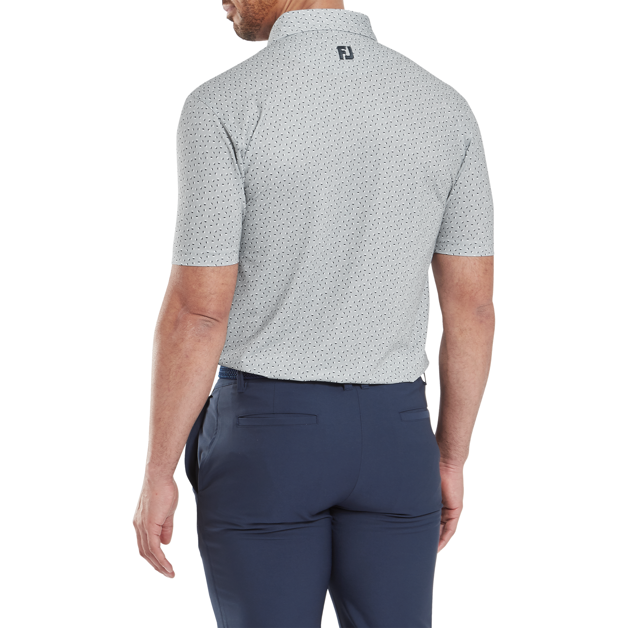 Polo piqu&eacute; imprim&eacute; g&eacute;lule