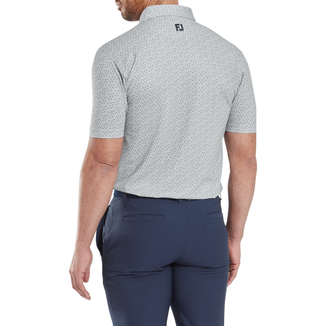 Polo piqué imprimé gélule