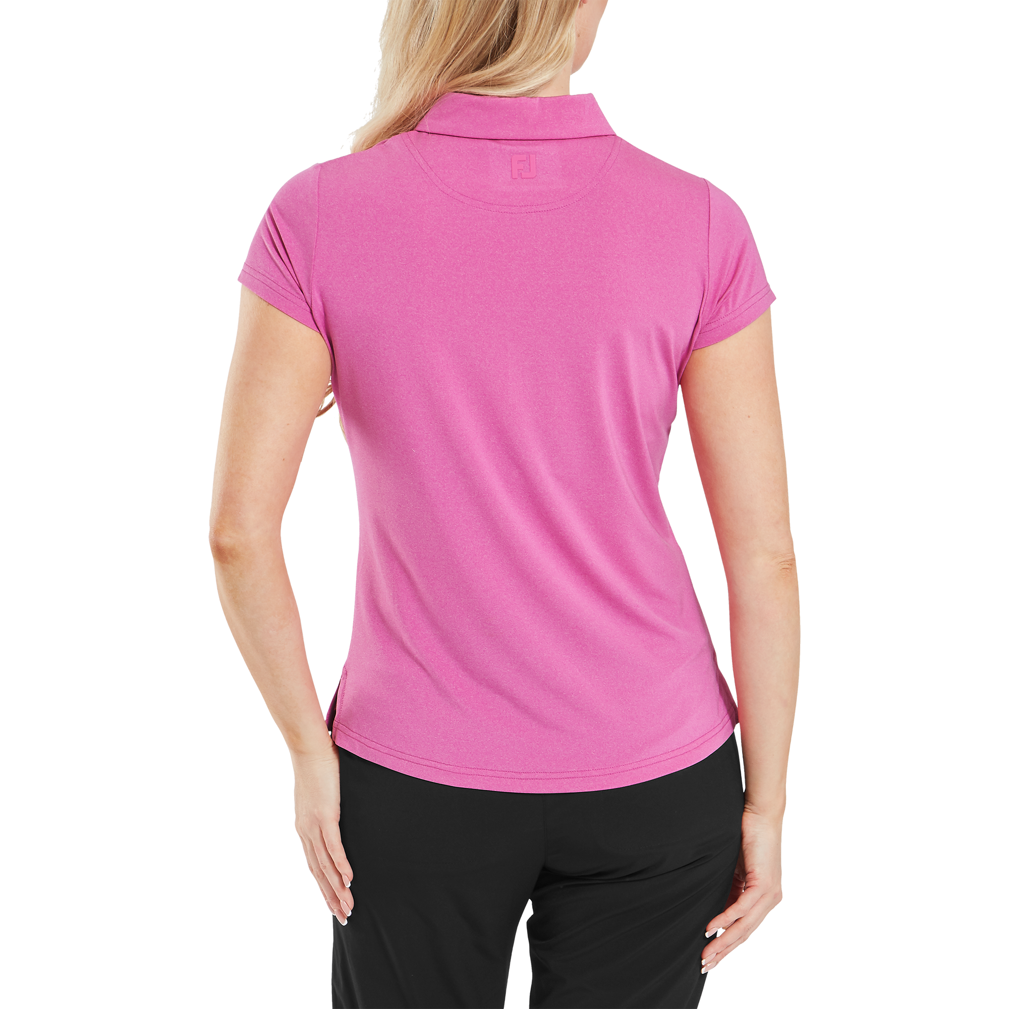 Polo en fil d'Ecosse &agrave; mancherons