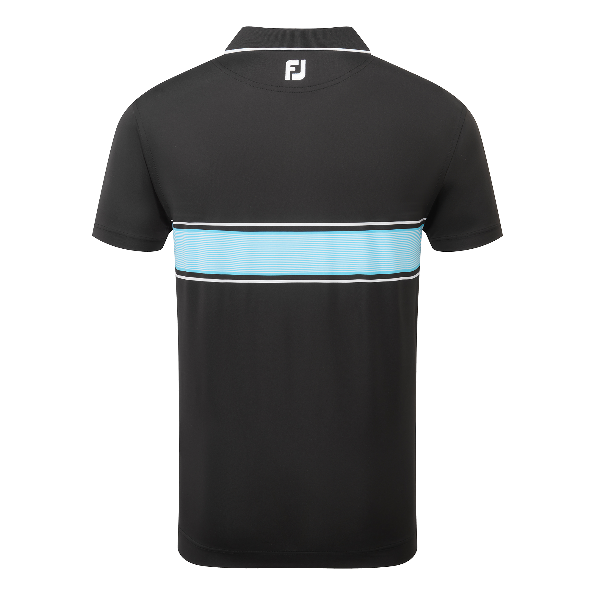 Polo avec bande &agrave; rayures