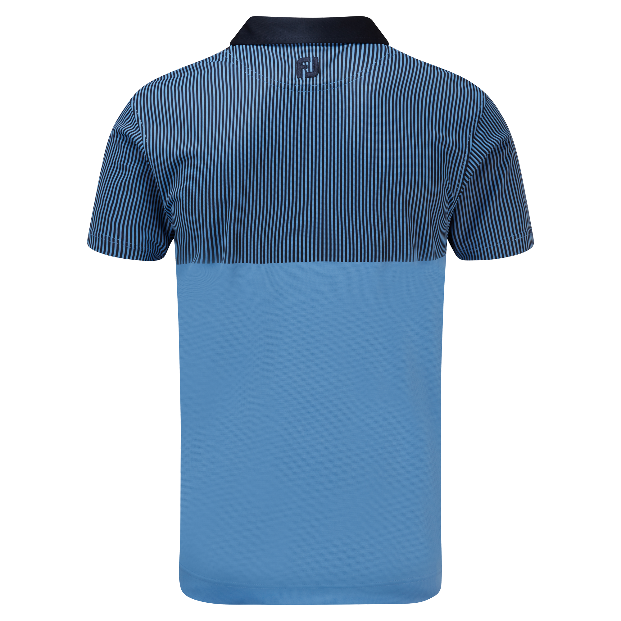 Polo piqu&eacute; technique rayures verticales