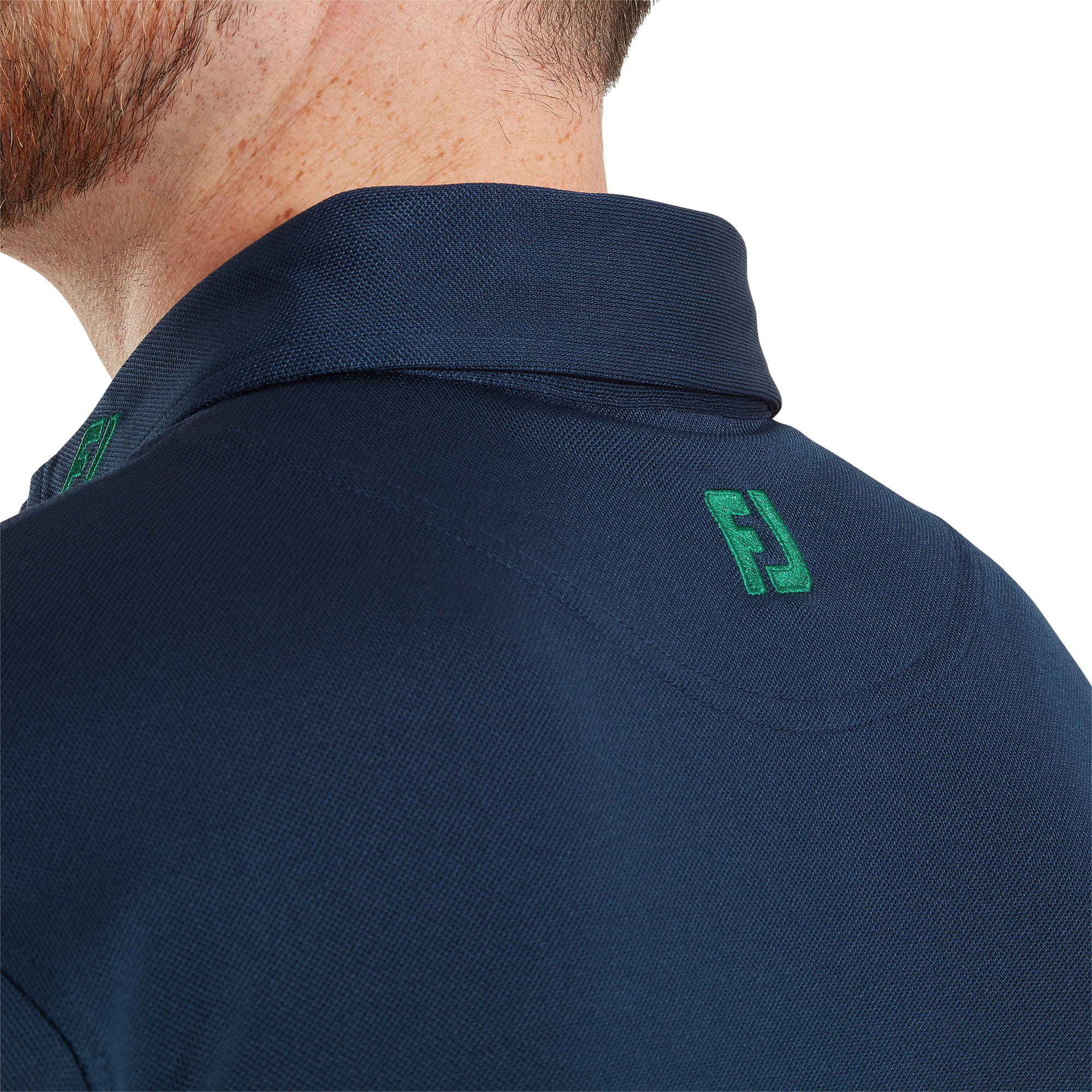 Polo piqu&eacute; &agrave; rayures sur les manches