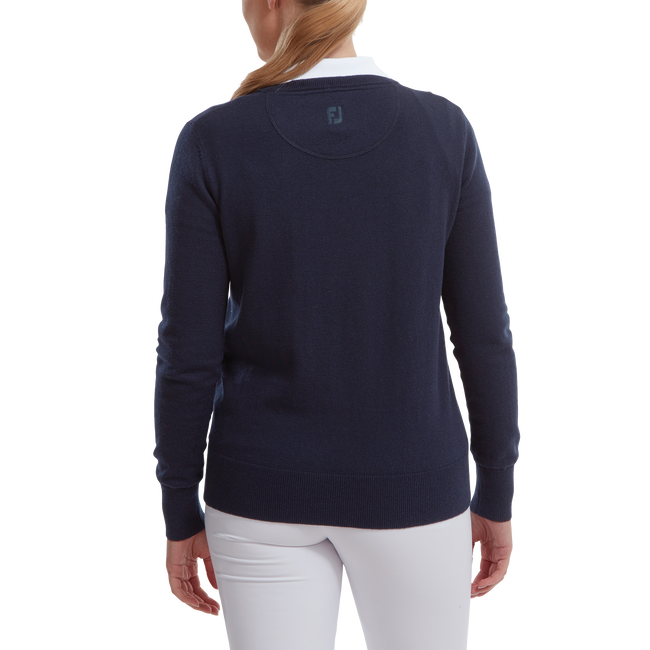 Wool Blend V-Neck Pullover