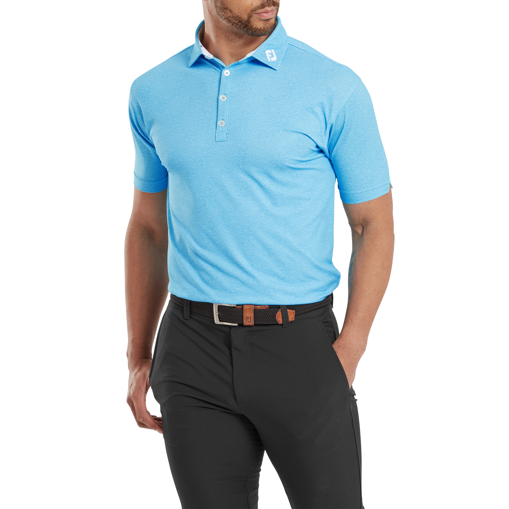 Polo imprim&eacute; Texture