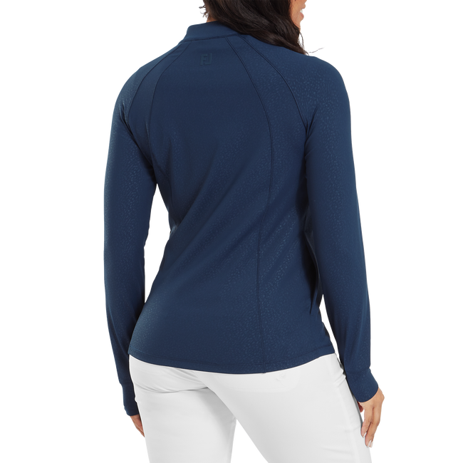 Geprägtes Reißverschluss Midlayer