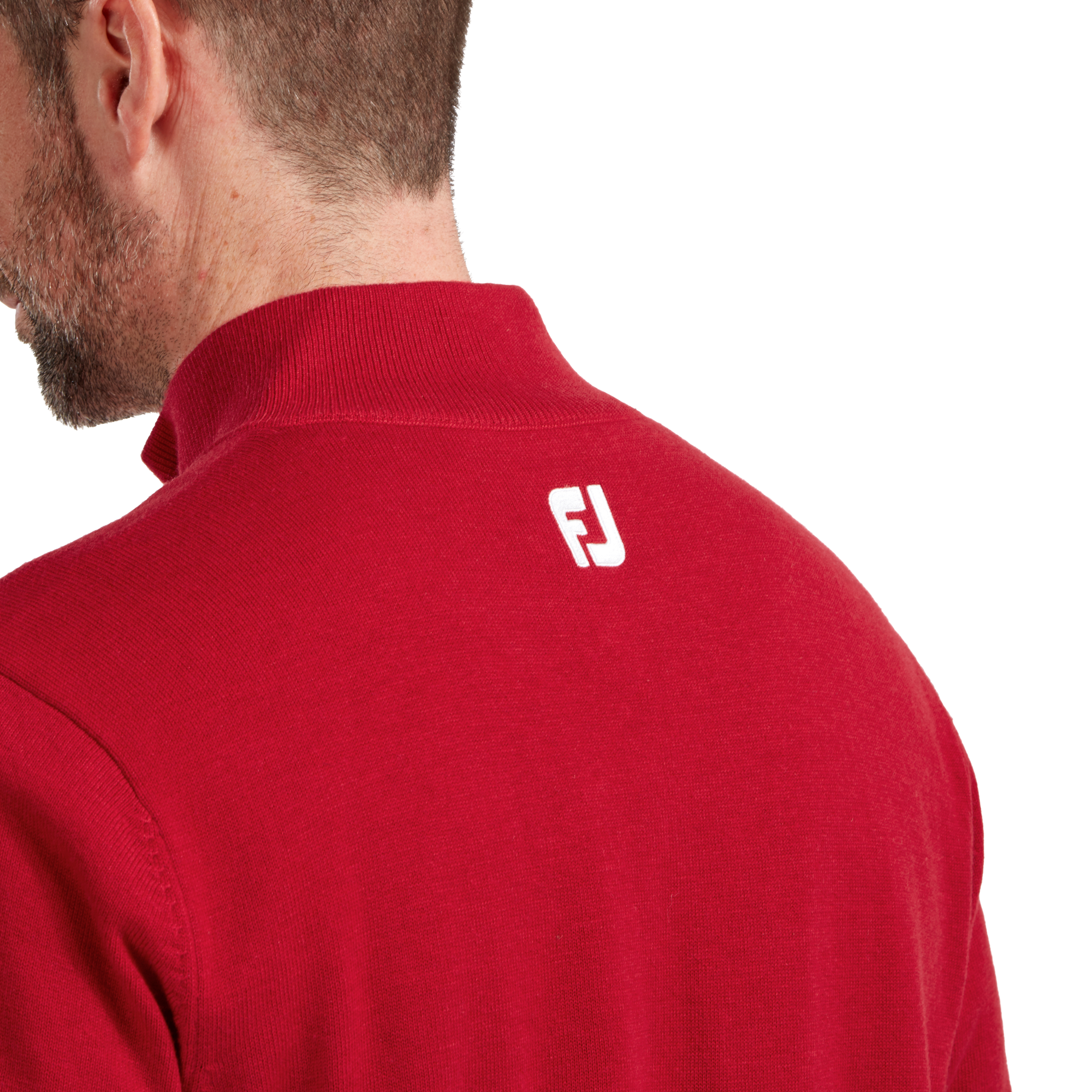 Pullover en laine 1/2 Zip