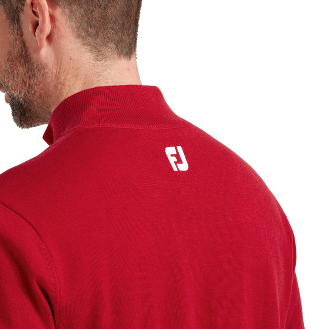 Pullover en laine 1/2 Zip