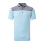 Polo ray&eacute; avec blocs de couleurs