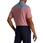 Polo ray&eacute; avec blocs de couleurs