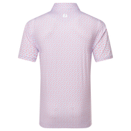 Polo en fil d'Ecosse impression florale