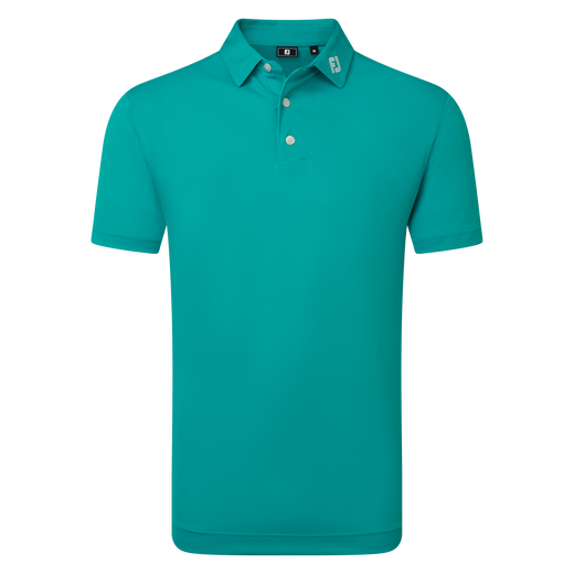 Polo Stretch Piqu&eacute; uni avec logo FJ sur col