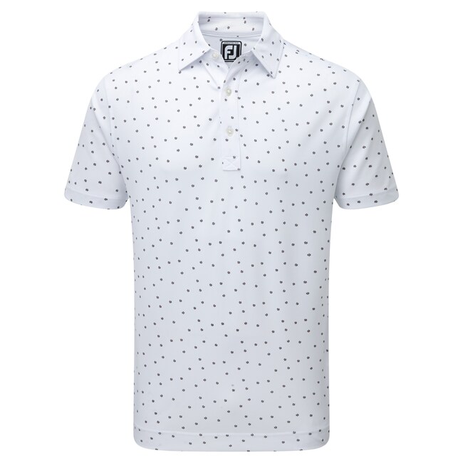 Stretch Pique Flower Print