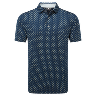 Polo en fil d'Ecosse imprimé bourgeon