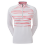 Pullover 1/2-Zip en jersey aquarelle