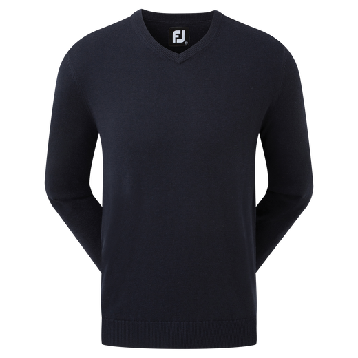 Pullover Col V M&eacute;lange de Laine