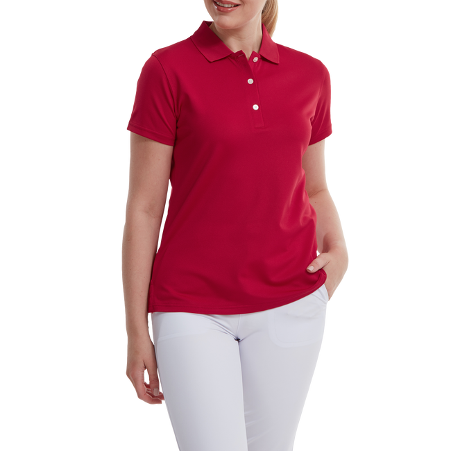 Polo stretch piqué uni