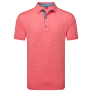 Polo en fil d'Ecosse impression chinée