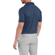 Polo en fil d'Ecosse impression texturée