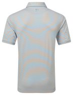 Polo en fil d'Ecosse à rayures