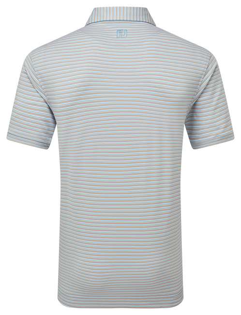 Polo en fil d'Ecosse à rayures