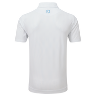 Polo en fil d'Ecosse imprimé points