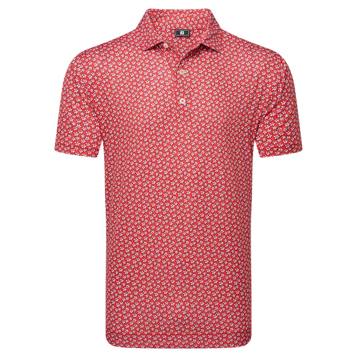 Polo impression florale