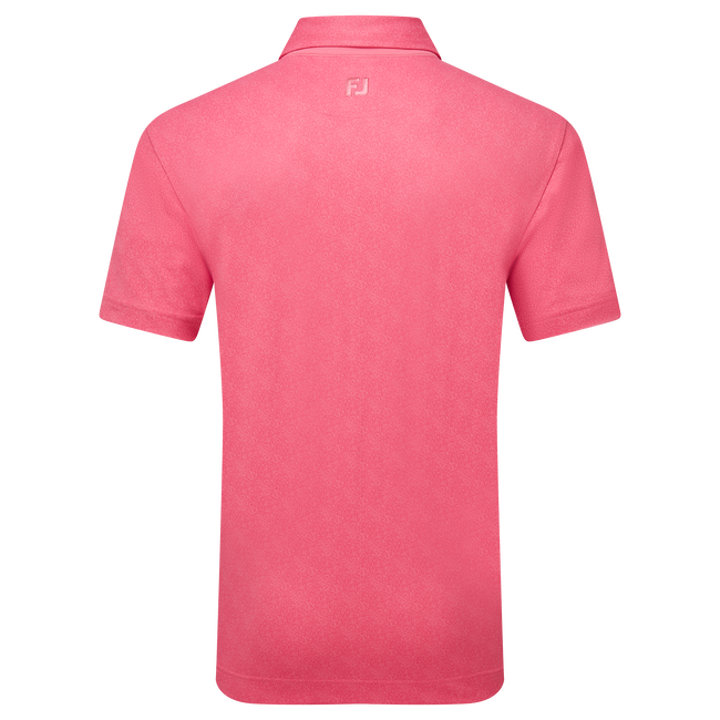 Polo en fil d'Ecosse impression mouchetée