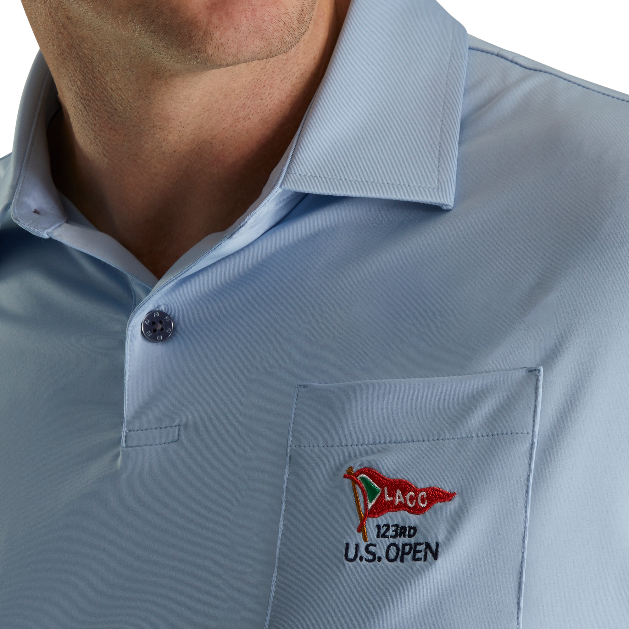 Polo fil d'Ecosse uni U.S. Open 2023