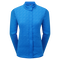 Blau mit Blumen