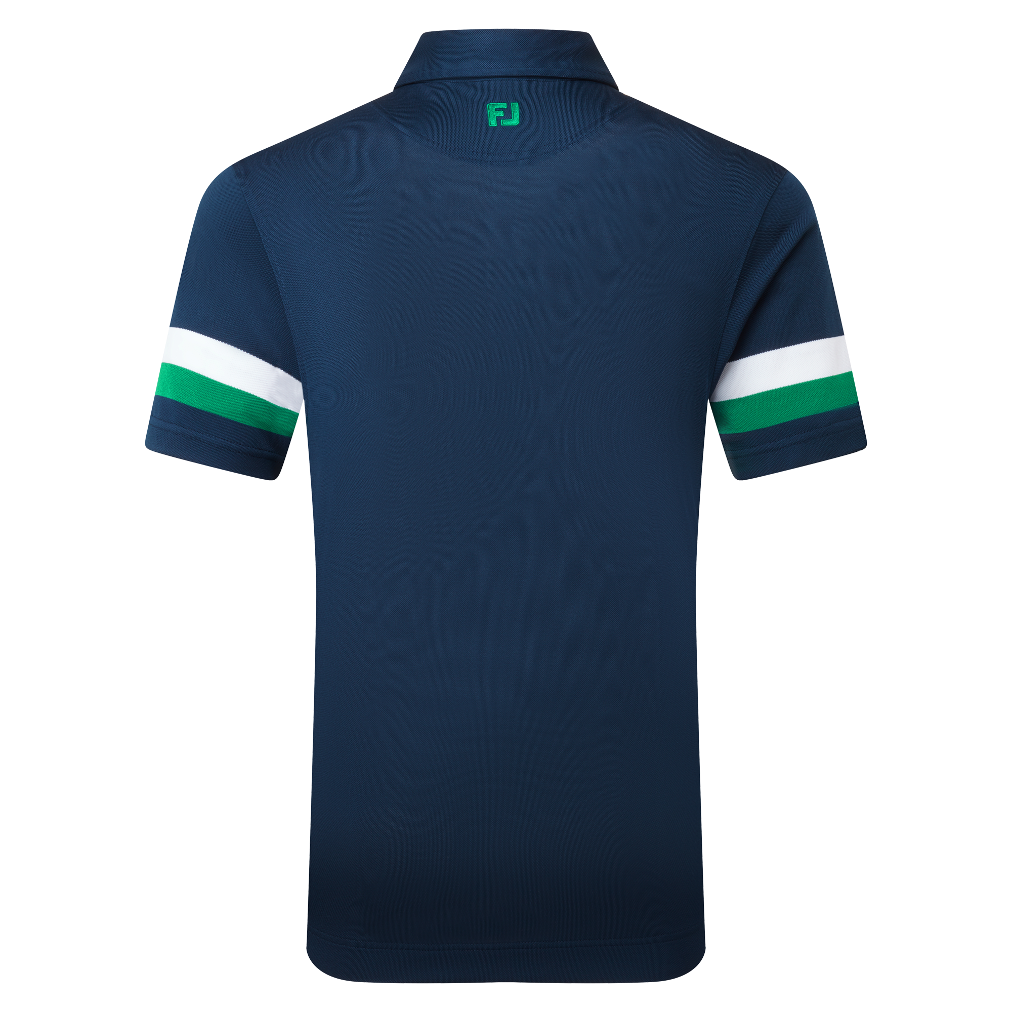 Polo piqu&eacute; &agrave; rayures sur les manches