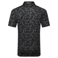 Polo en fil d'Ecosse imprimé camouflage